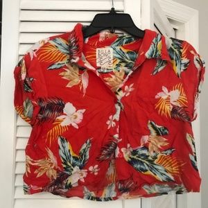 ISO Billabong hawaiian crop top